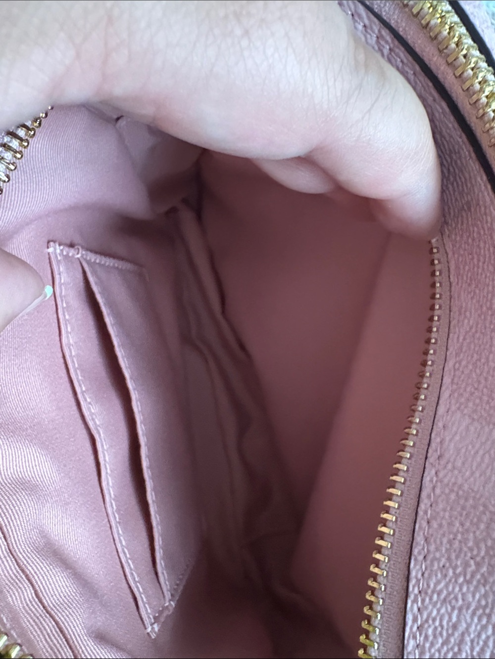 Coach Outlet mini Carey in powder pink authentic - Picture 6 of 10